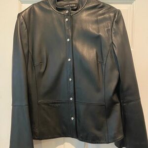 Anne Klein Black Leather Jacket